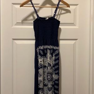 Navy Coverup Dress Small
